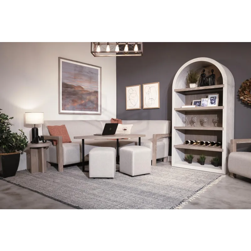 Logan Arched Bookcase