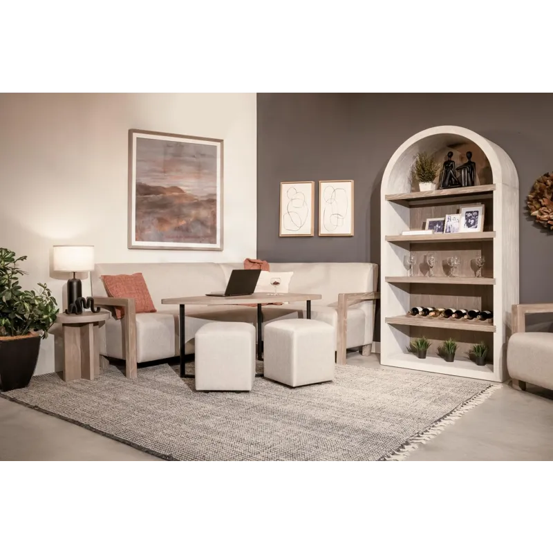 Logan Arched Bookcase