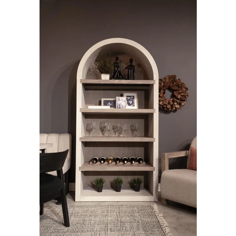 Logan Arched Bookcase