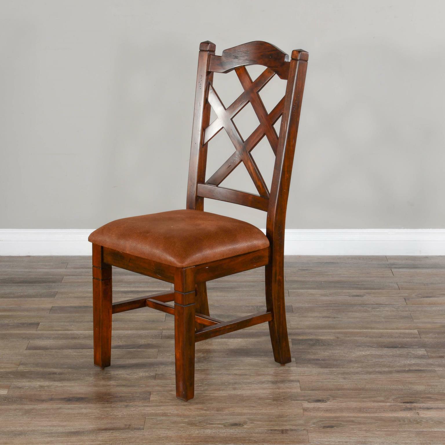 Santa Fe Double Crossback Chair w/Cushion Seat NIS444354948 by Sunny