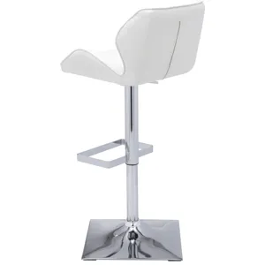 BOULTON ADJUSTABLE BARSTOOL - SNOW