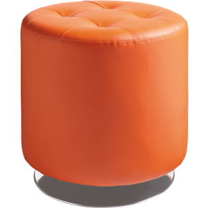 DOMANI SWIVEL OTTOMAN SMALL - ORANGE