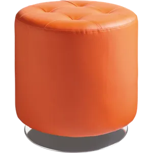 DOMANI SWIVEL OTTOMAN SMALL - ORANGE