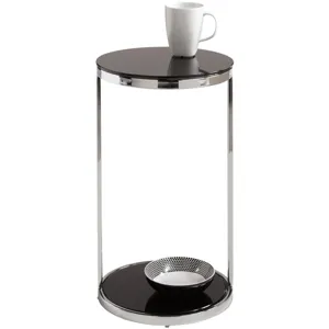 BENJAMIN END TABLE - STAINLESS STEEL