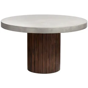 DUOMO DINING TABLE - BROWN