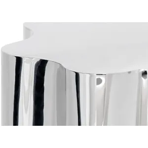 DAHLIA SIDE TABLE - STAINLESS STEEL