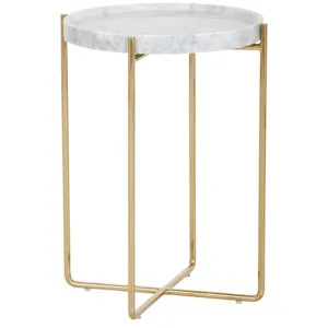 LIV SIDE TABLE - WHITE