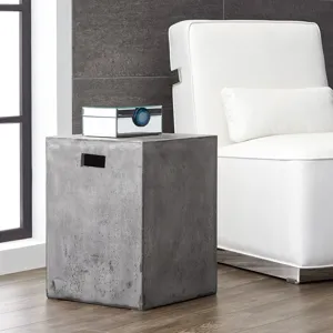 CASTOR END TABLE - GREY