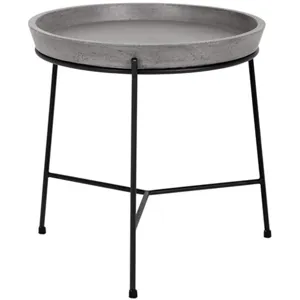REMY END TABLE - GREY