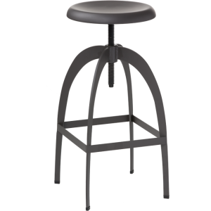 COLBY ADJUSTABLE BARSTOOL - GREY