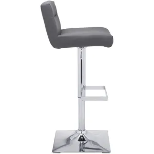 STAFFORD ADJUSTABLE BARSTOOL - GRAPHITE