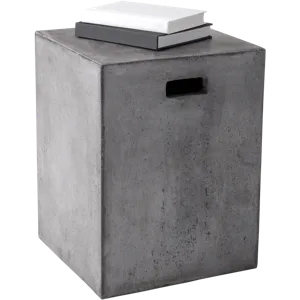 CASTOR END TABLE - GREY