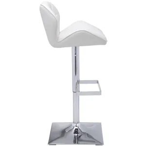 BOULTON ADJUSTABLE BARSTOOL - SNOW
