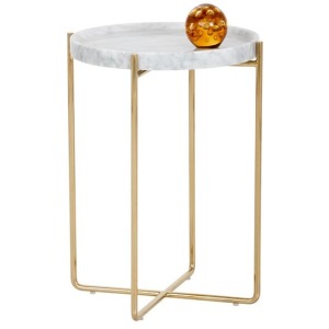 LIV SIDE TABLE - WHITE