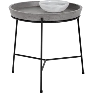 REMY END TABLE - GREY