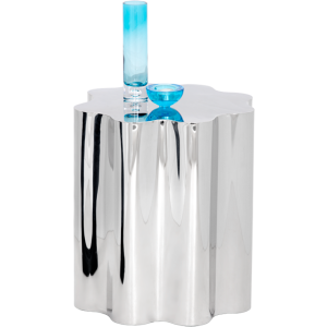 DAHLIA SIDE TABLE - STAINLESS STEEL