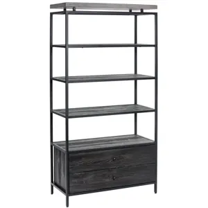 NORWOOD BOOKCASE - BLACK