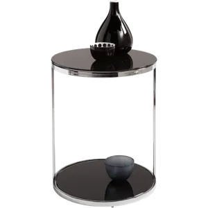 DAKOTA END TABLE - STAINLESS STEEL