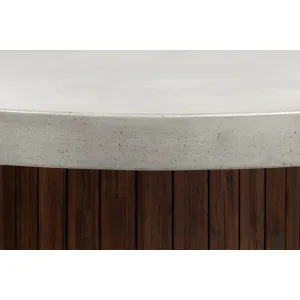 DUOMO DINING TABLE - BROWN