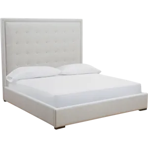 JACKIE BED KING - LINEN