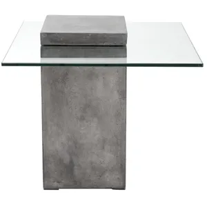 GRANGE END TABLE - GREY