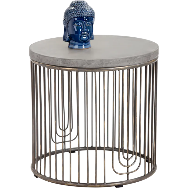 SARGON SIDE TABLE - GREY