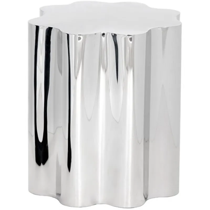 DAHLIA SIDE TABLE - STAINLESS STEEL