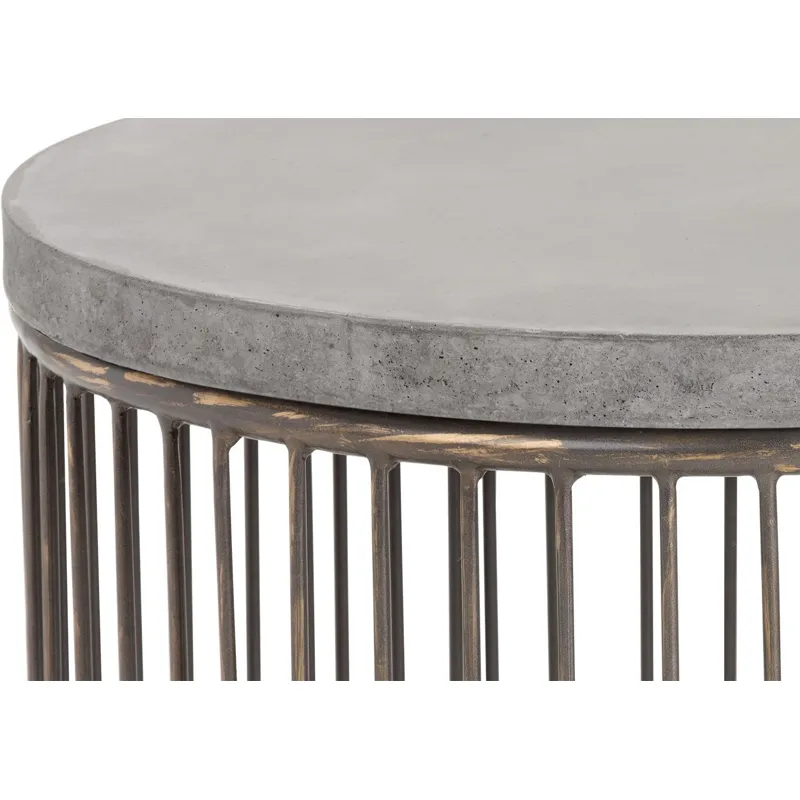 SARGON SIDE TABLE - GREY