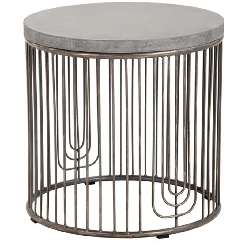 SARGON SIDE TABLE - GREY