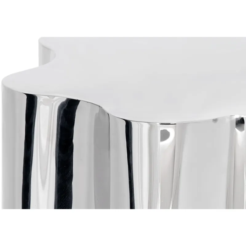 DAHLIA SIDE TABLE - STAINLESS STEEL