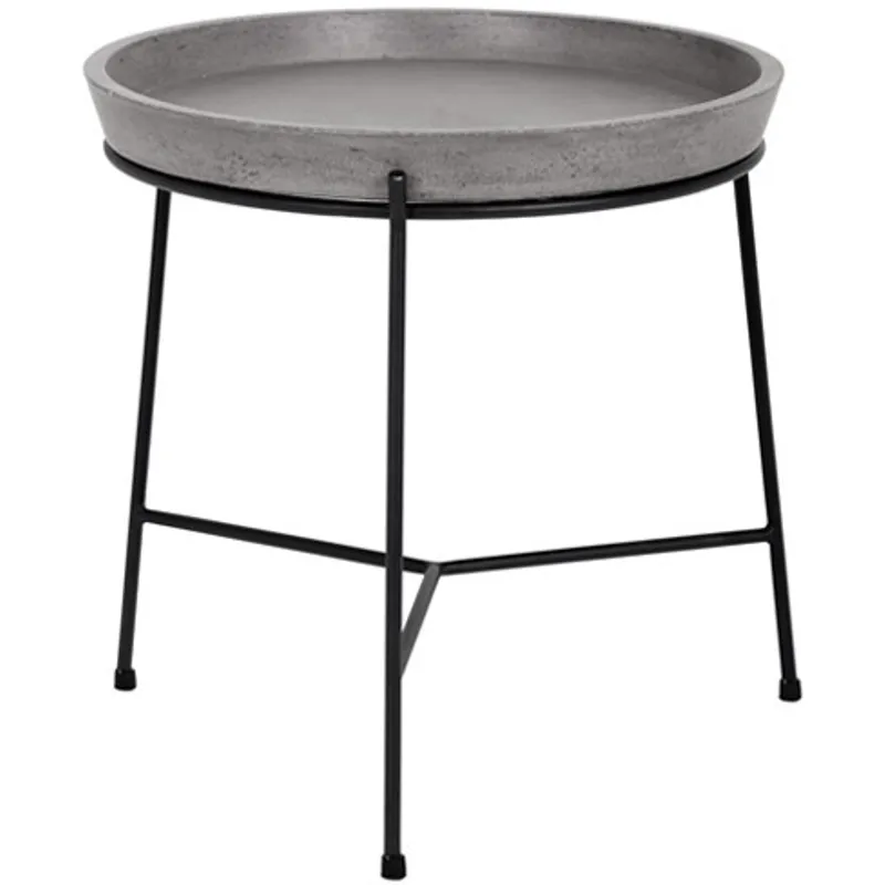 REMY END TABLE - GREY