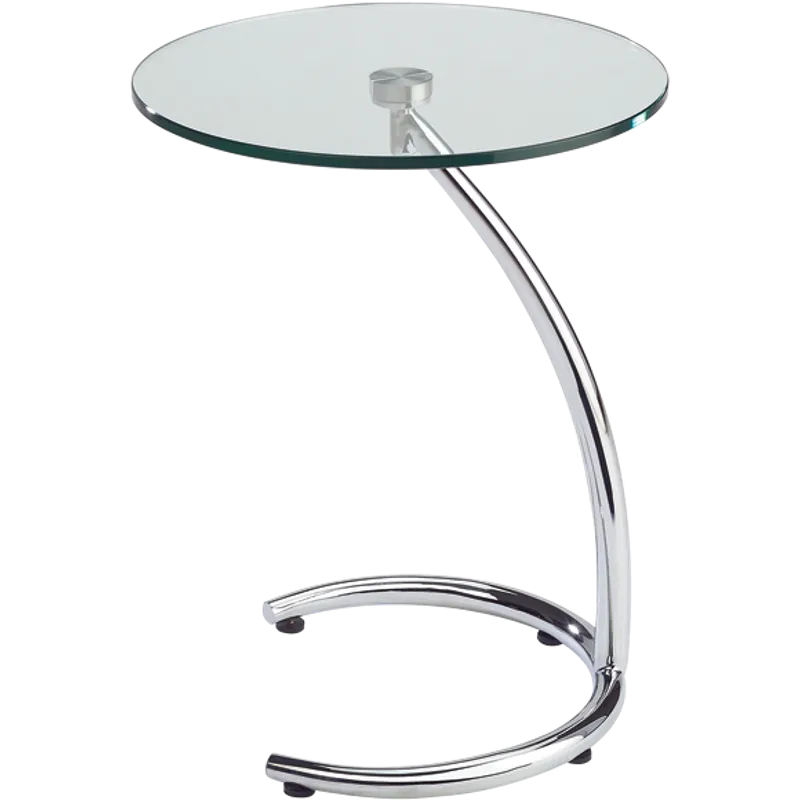 HASTINGS END TABLE - STAINLESS STEEL