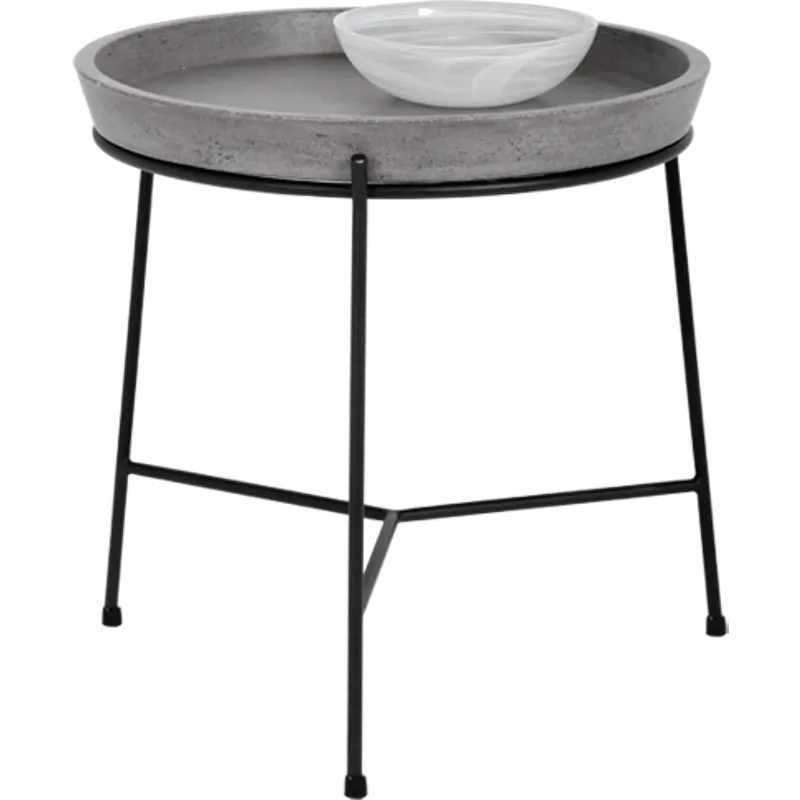 REMY END TABLE - GREY