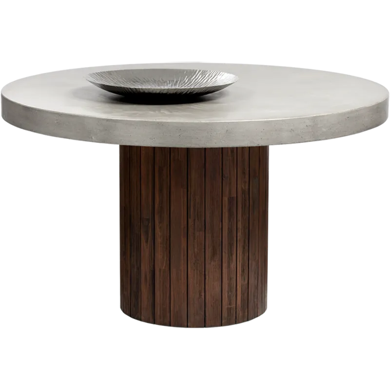 DUOMO DINING TABLE - BROWN