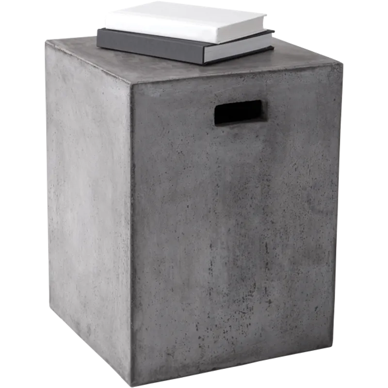 CASTOR END TABLE - GREY