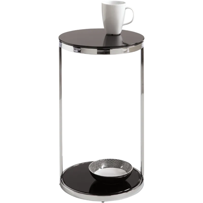 BENJAMIN END TABLE - STAINLESS STEEL