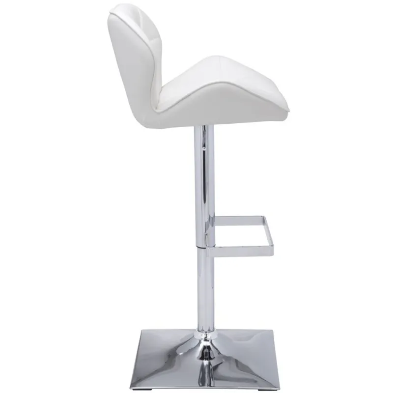 BOULTON ADJUSTABLE BARSTOOL - SNOW
