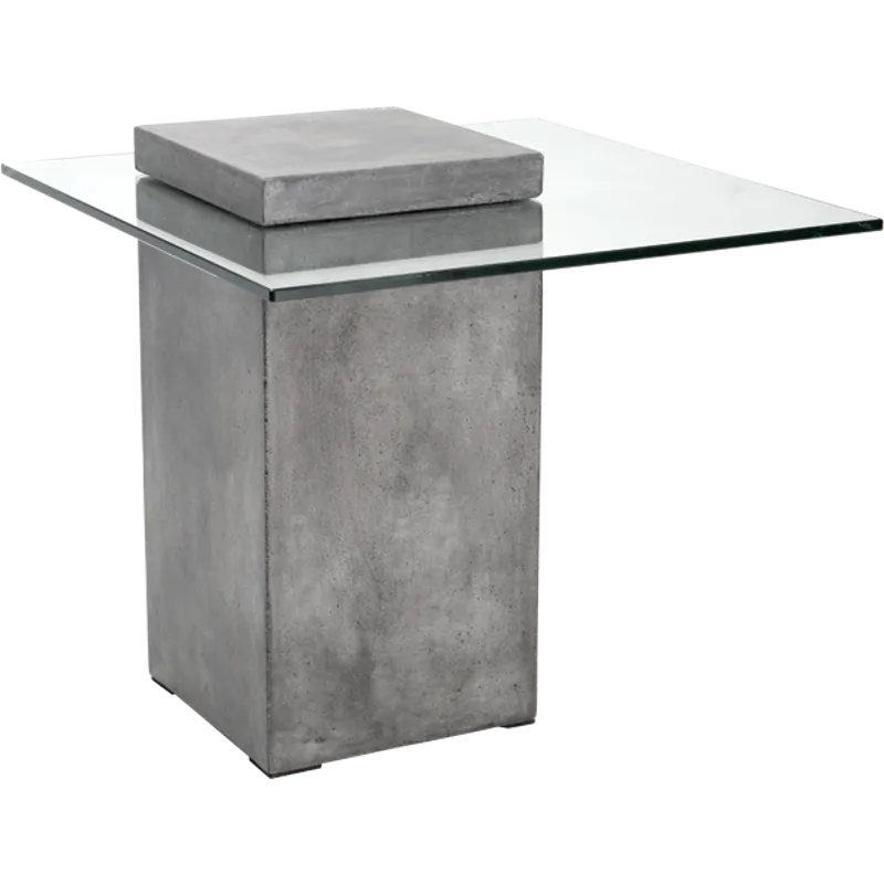 GRANGE END TABLE - GREY