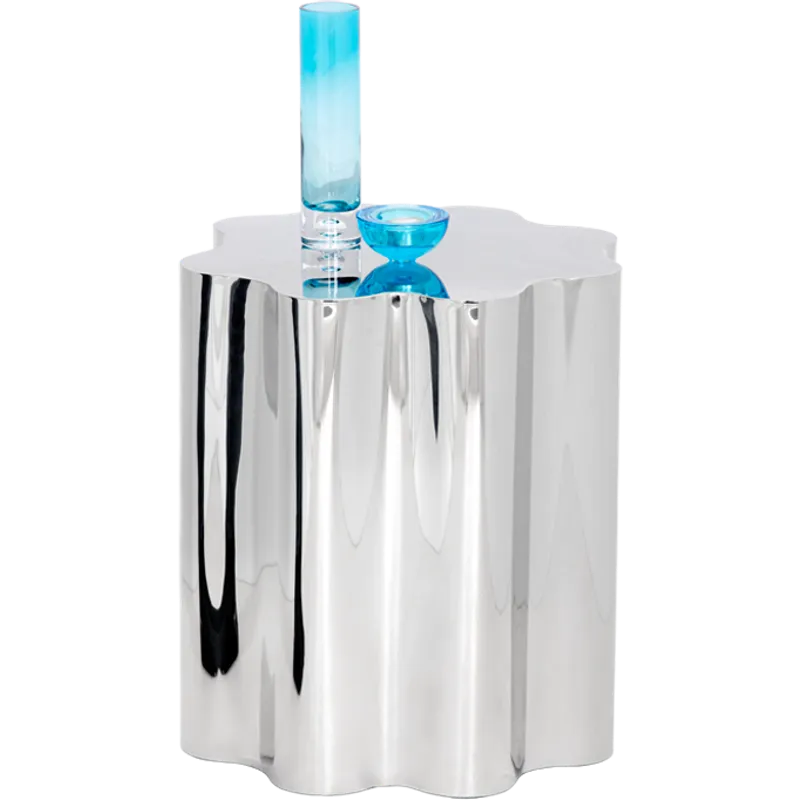 DAHLIA SIDE TABLE - STAINLESS STEEL