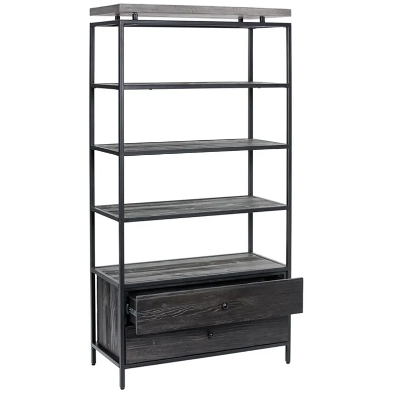 NORWOOD BOOKCASE - BLACK