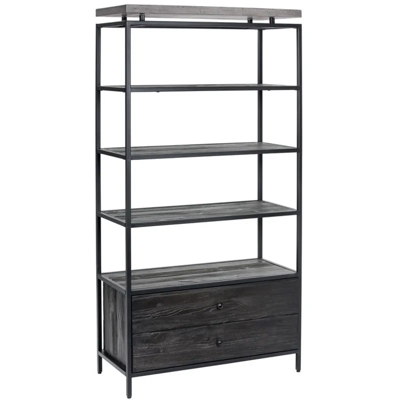 NORWOOD BOOKCASE - BLACK