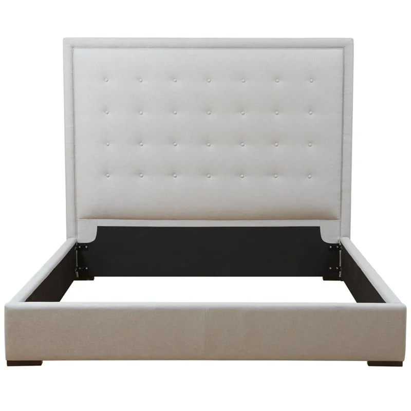JACKIE BED KING - LINEN