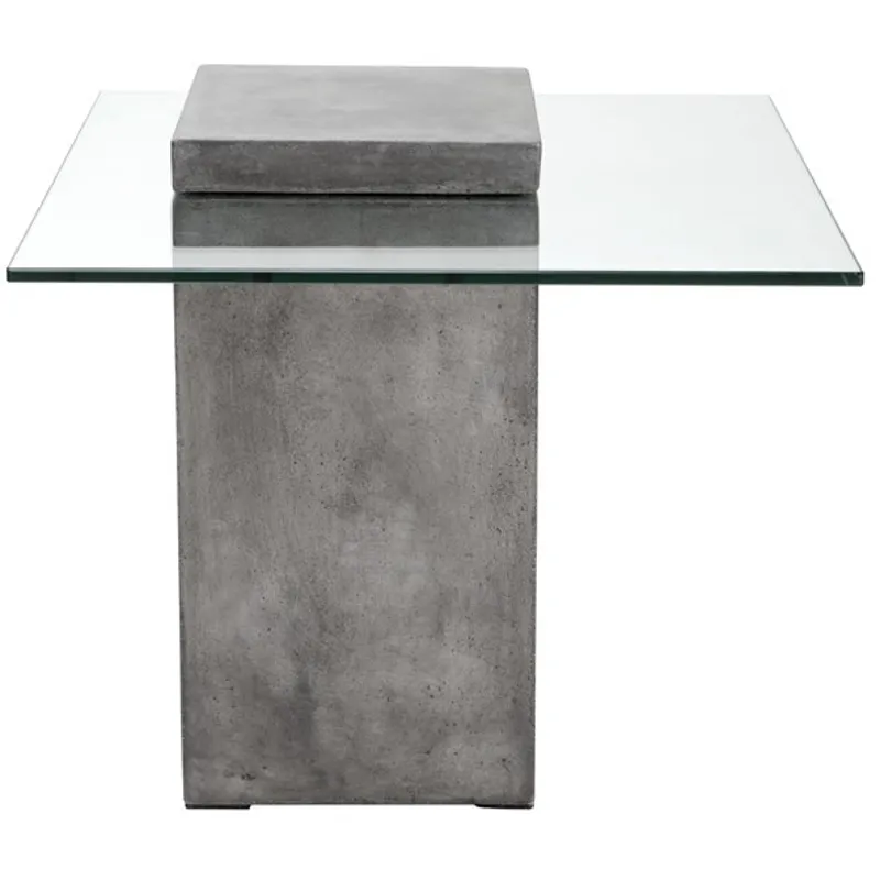 GRANGE END TABLE - GREY