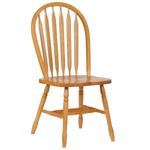 Sunset Arrowback Chair - Light Oak 