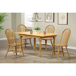Sunset Arrowback Chair - Light Oak 