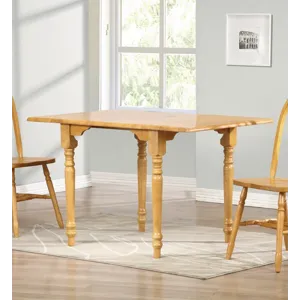 Sunset Light Oak Drop Leaf Dining Table