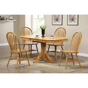 Sunset Arrowback Chair - Light Oak 