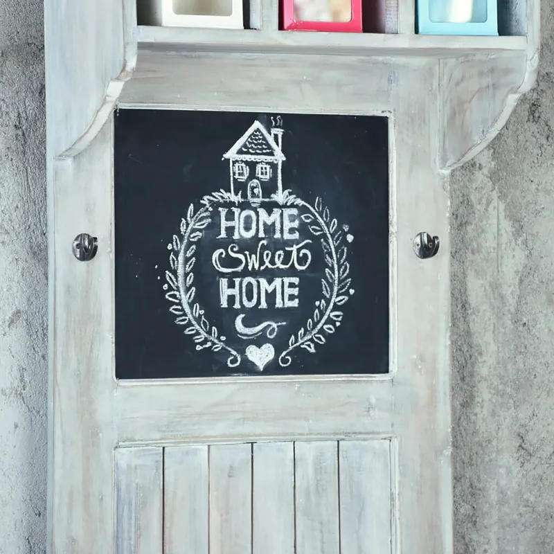Shabby-Chic-Collection-Hall-tree-with-chalkboard-finished-in-a-Gray-wash-detail-of-chalkboard-CC-CAB