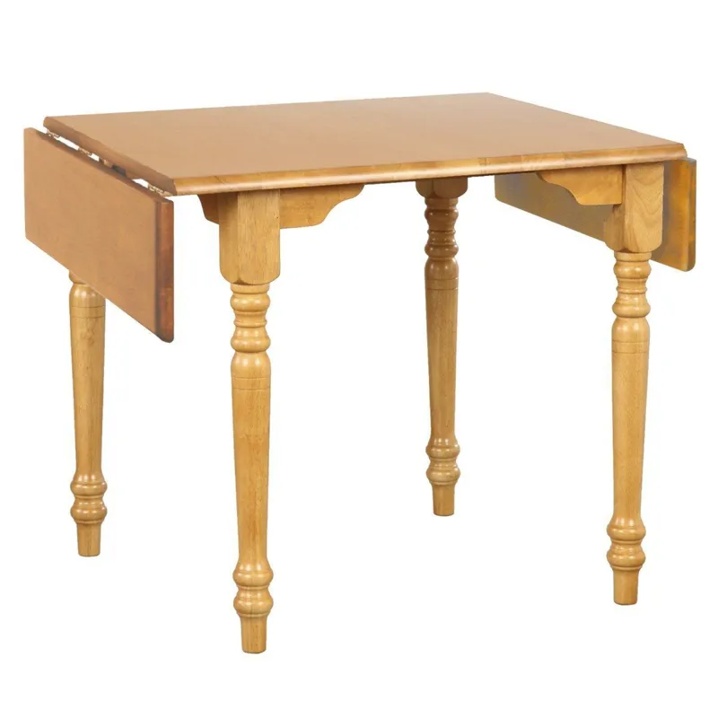 Sunset Light Oak Drop Leaf Dining Table