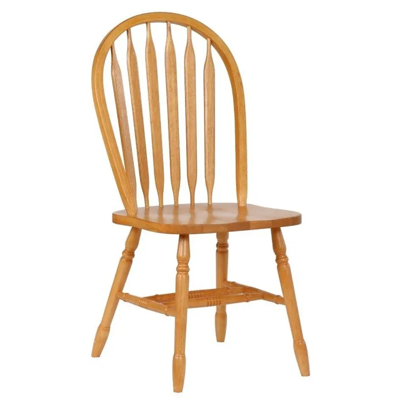 Sunset Arrowback Chair - Light Oak 